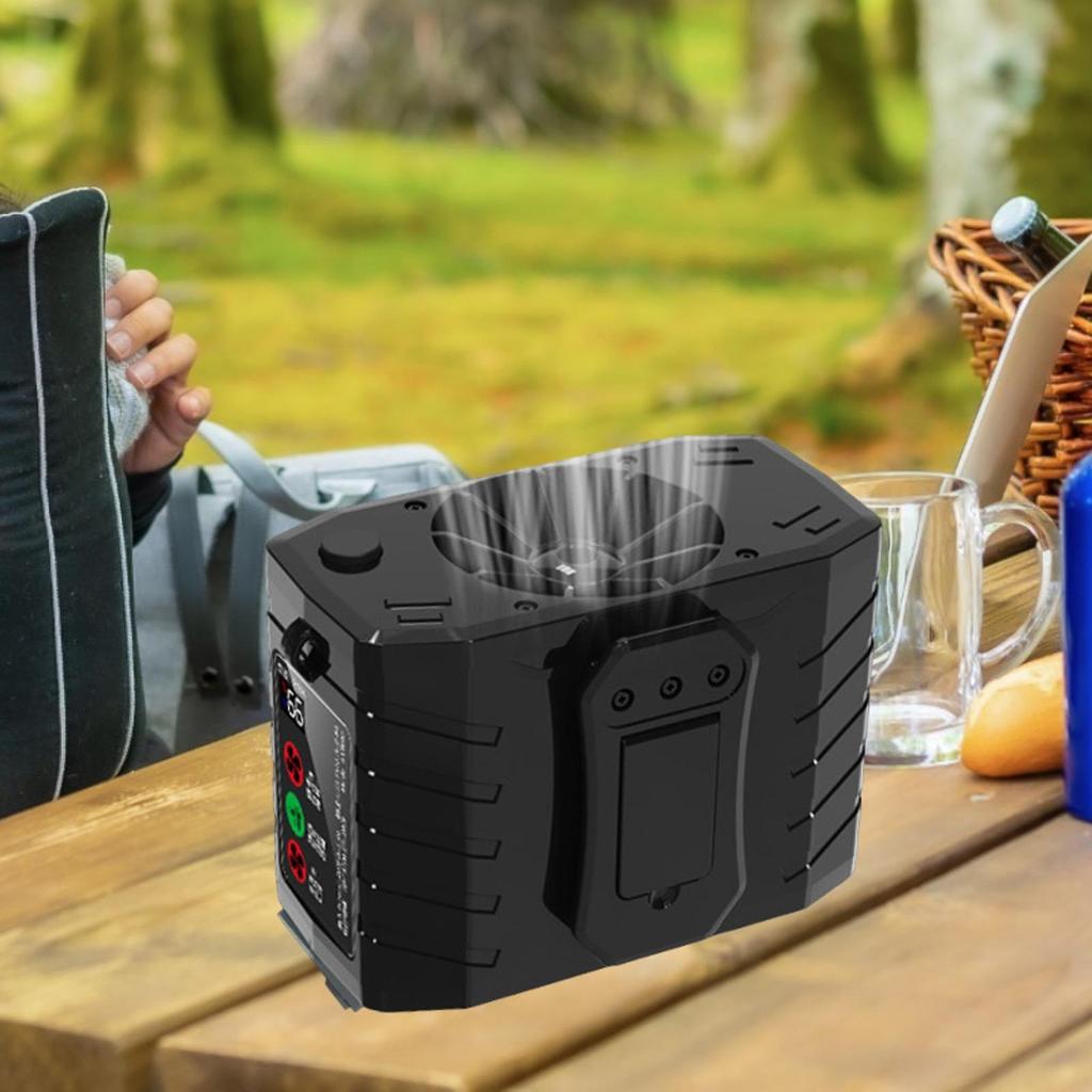 Mini Waist Clip Fan Mute Personal Fan for Hiking Fishing Construction Site