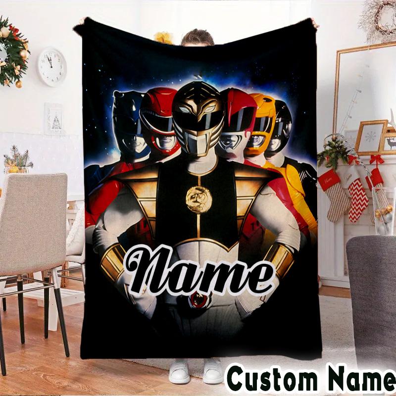 Custom Name Rangers Legacy Throws Blanket Flannel Blankets for Couch Bed Gifts for Men Women Picnic blanket Christmas fan gifts