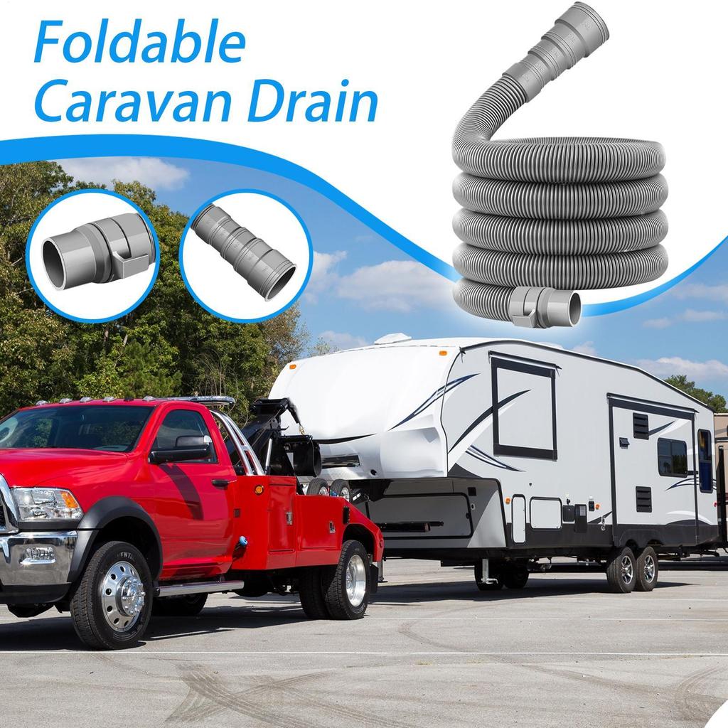 RV Sewage Hose Sewage Waste Hose Trailer Waste Pipe For Truck Outdoor Motorhome Camping RV Trailer Travel Vehicle