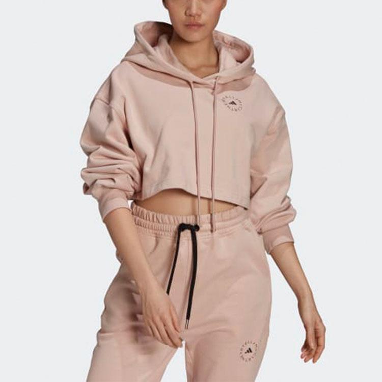 adidas Женский пуловер с капюшоном Originals с логотипом Trefoil, на флисовой подкладке, черный GL7337