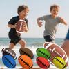 Beach Rugby Inflatable PVC Multi Color Ball Children's Grip Training Leather Ball Stress Relief Toy 18CM