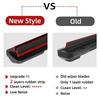Double Rubber Car Wiper for Jaguar XE X760 XF XJ X350 XK XKR XK8 X-Type Front Blades Brushes Cutter Accessories Windscreen