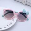 Детские Солнцезащитные Очки Девочки Мальчики В Горошек Бантик Очки Детские Милые Очки Модные UV400 Градиентные Очки