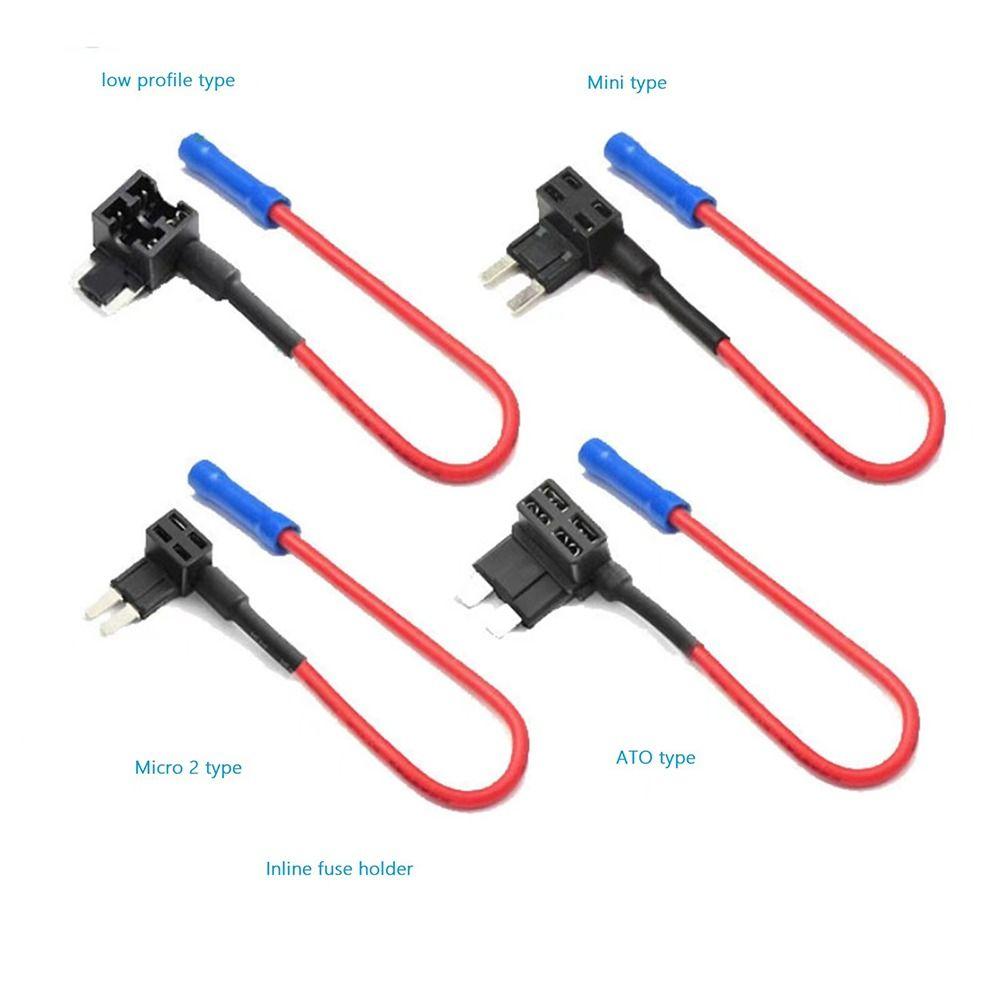 12V Low Profile Mini Fuse Taps 4 Types Fuse Adapter Jumper for Cars Mini Auto Fuse Connector  Boats