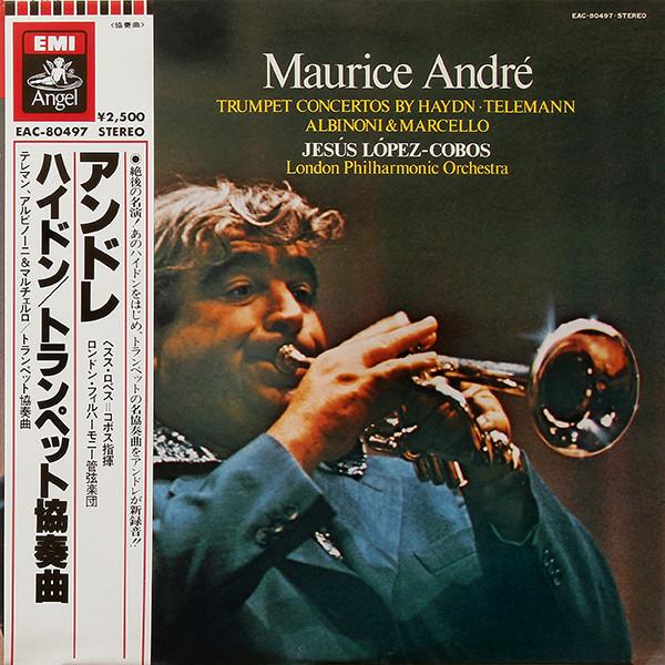 Виниловая пластинка MAURICE ANDRE JESUS LOPEZCOBOS L Концерты для трубы Гайдна Telema EAC80497 ANGEL 1979 Япония Классика Б/у
