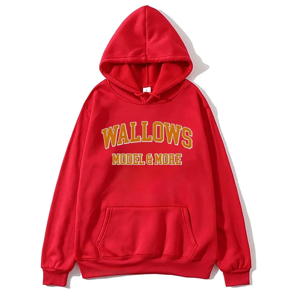 Осень и зима Модели Wallows и другие толстовки повседневная спортивная одежда Модные пуловеры мужские и женские теплые топы