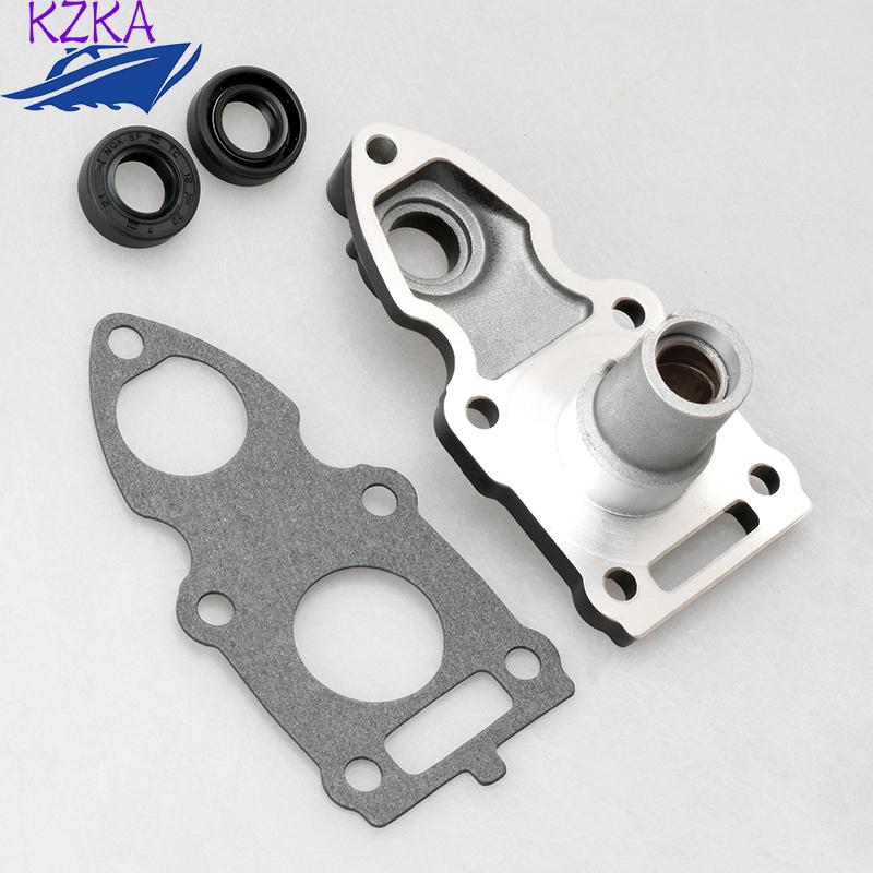 6G1-45331 Bearing Housing 6G1-45315 gasket 93101-11M23 oil seal For Yamaha Outboard Engine 6HP 8HP 2T 6G1-45331-01-5B CA 6N0