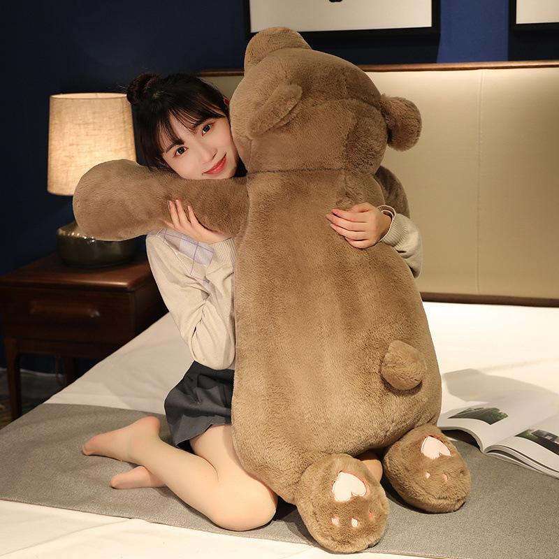 Супер милая плюшевая игрушка-панда, кукла-полярный медведь, большая подушка, кукла-обнимашка для девочки