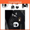 Contemporary Skull Geometric Brooch Unique Alloy Skeleton Pin For Events Halloween