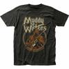 26 Muddy Waters Отец Чикагского Блюза Футболка Мужская Лицензированная Рок-н-Ролл Футболка Черная Унисекс Футболка
