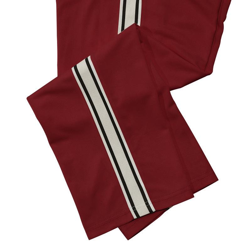 Брюки мужские прямого кроя в полоску нового стиля, спортивные длинные брюки свободного кроя, повседневные брюки