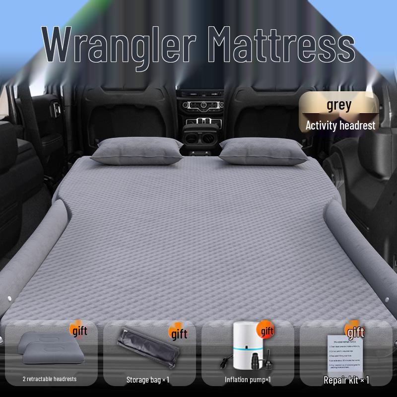 Надувной матрас для автомобиля Jeep Wrangler: Надувной матрас в багажник и на заднее сиденье для сна