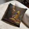 Stylish LLittle Nightmarsiou Cushion Cover Soft Decorative Pillow Case Suitable for Bedroom Sofa Car Travel Use