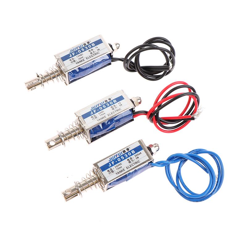 DC 6V 12V 24V Магнитный соленоид двухтактный электромагнит с открытой рамкой 0530B