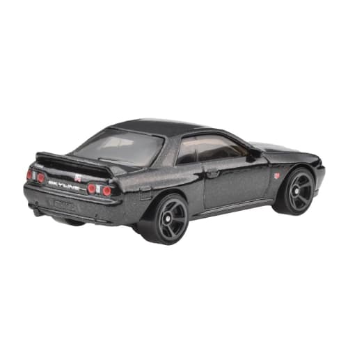 Hot Wheels Базовый автомобиль Nissan Skyline GT-R (БНР32) Игрушечный мини-автомобиль для детей от 3 лет и старше, черный JFN59