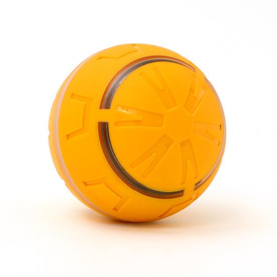 Электрическая игрушка для собак «катящийся мяч», умный автоматический прыгающий мяч со светодиодной подсветкой, интерактивная сенсорная активация, движущаяся игрушка для маленьких и средних собак