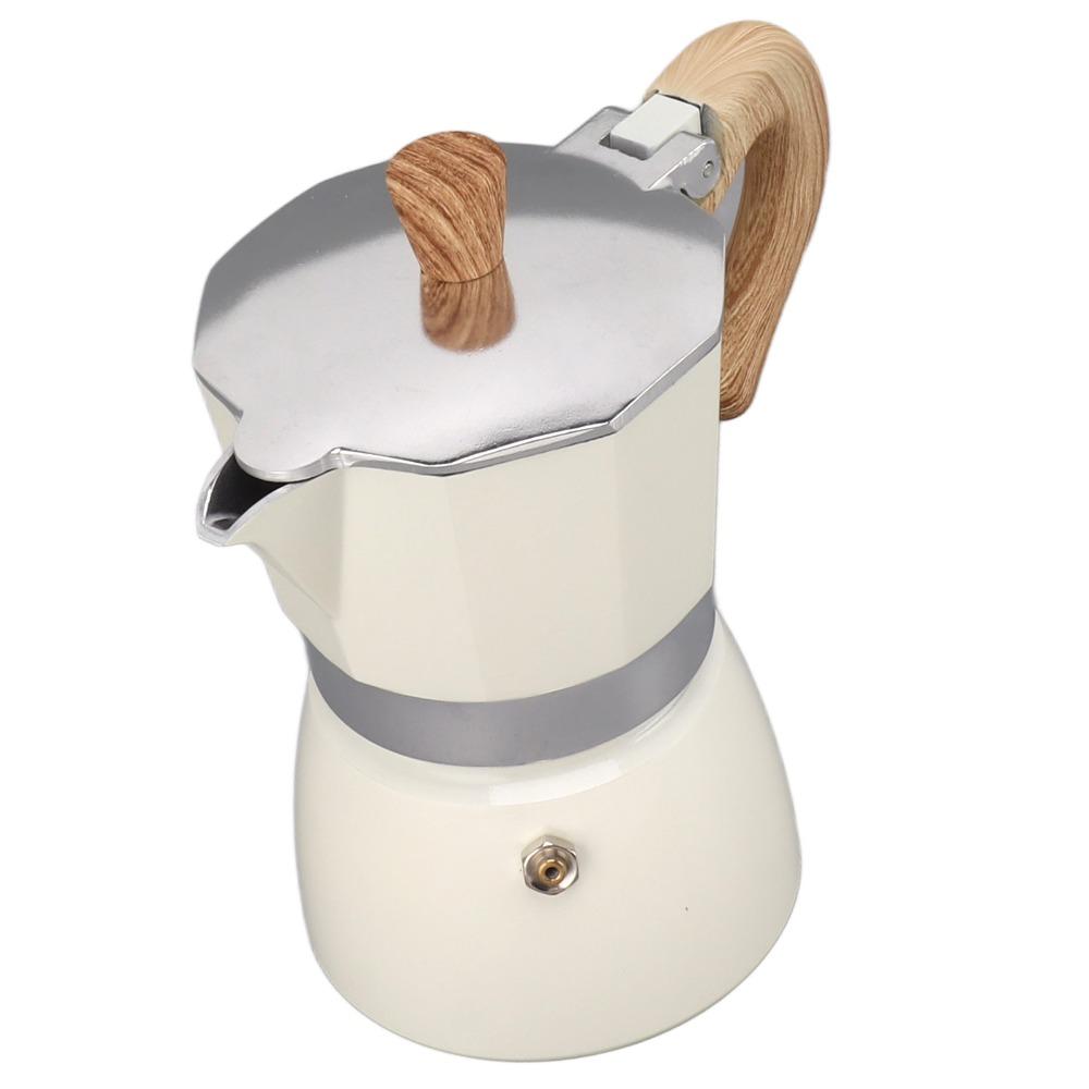 Aluminum Italian Coffee Maker 3 Cup/6 Cup Manual Coffee Percolator Home Use