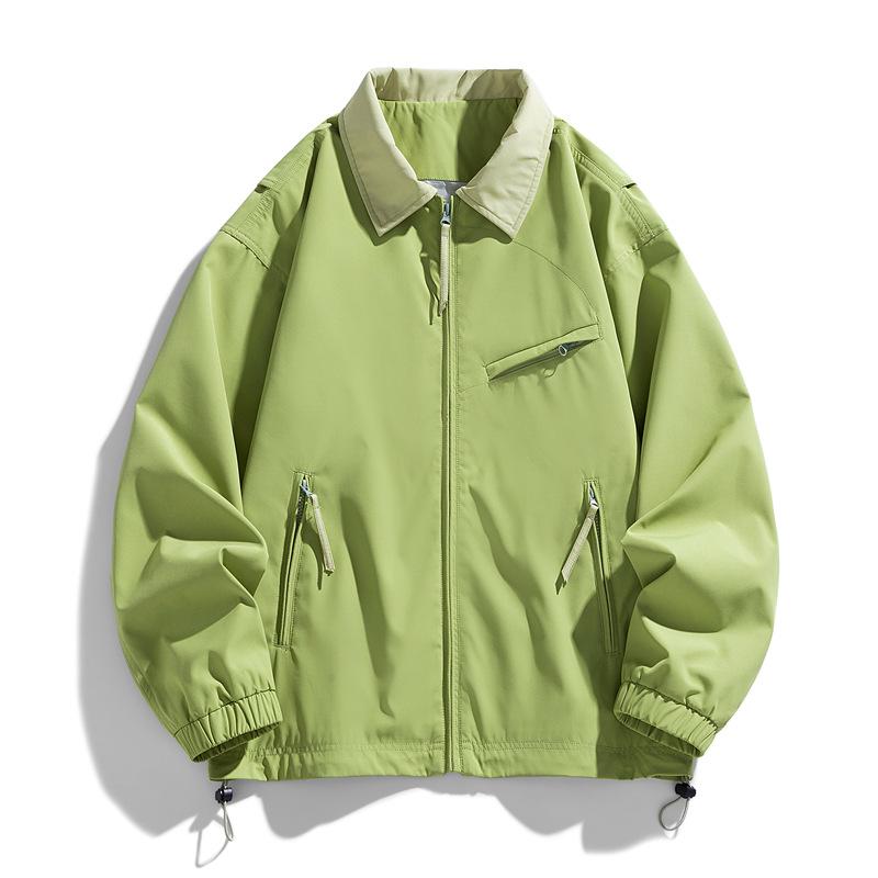 Jianheng Stand-up Collar Jacket Jacket Men's Spring and Autumn Business High-end Casual Top Trendy Brand High-end Jacket