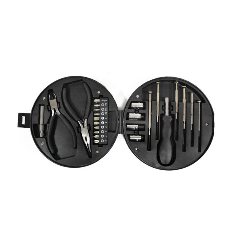 24 шт./компл., набор инструментов для авторемонта в форме шин, набор бытовых инструментов для домовладельца, общий набор ручных инструментов с плоскогубцами, набором отверток и ящиком для хранения инструментов