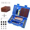 33/58pcs Essential Tire Repair Set Convenient Tire Repair Tool Set Set with Storage Box for Vehicle Maintenance