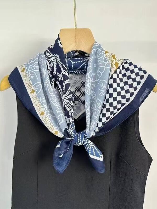 SIYUTANG 70 New Silk Satin Square Scarf