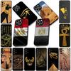 Египет Нефертити Анубис Анх Чехол для телефона для Samsung Galaxy S25 S24 S23 FE Plus Ultra S7 Edge A16 A15 5G s25+ Мягкий чехол