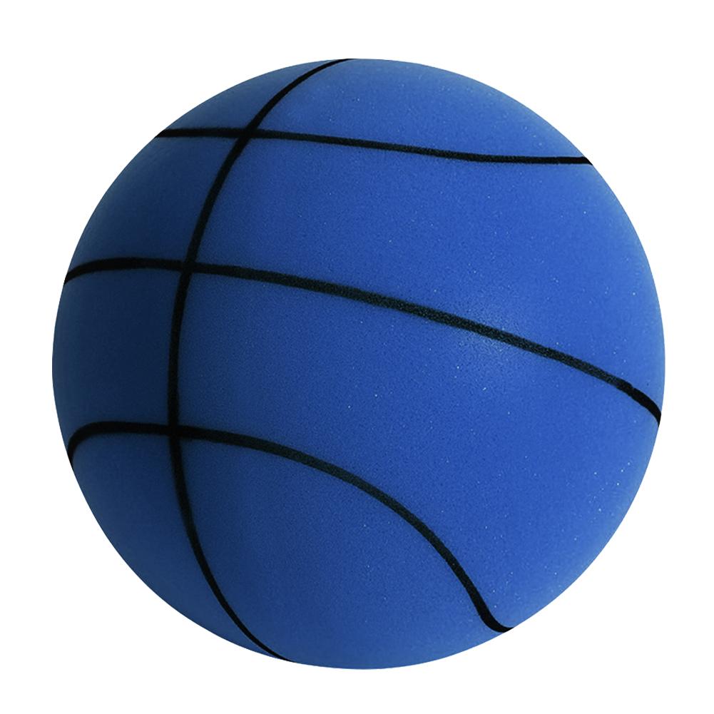 Indoor Silent Basketball Sports Bouncy Balls 18/21/24cm High Density Foam Material Kids Adults Ball Training With Portable Net