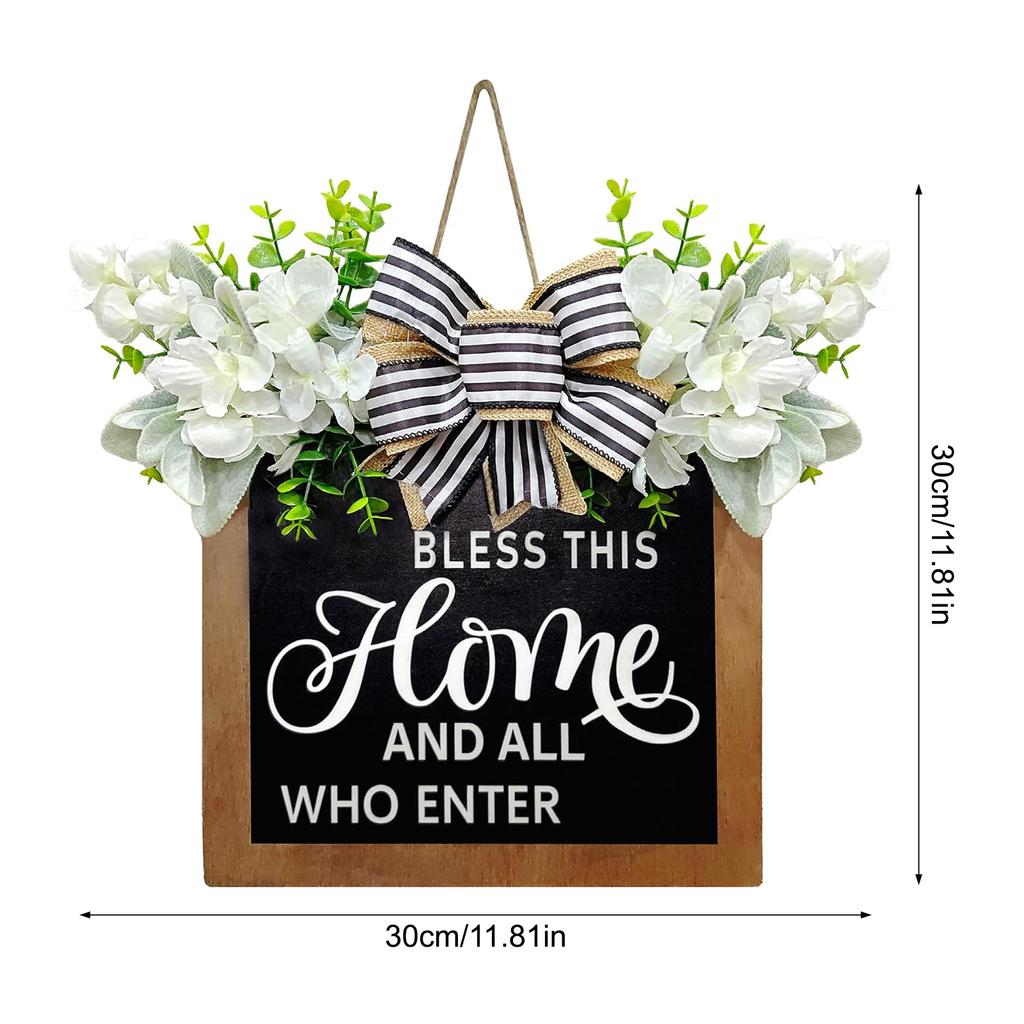 Door Square Sign Hanger Decorations Create a Warm Home Atmosphere Pendant for Home Haunted House Decor