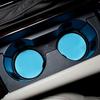 Car Coasters Anti Slip PVC Cup Holder Insert Mats 2.76" Diameter Compact Cup Holders Universal Car Interior Vehicle Accessories