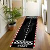 VIKAMA Racing Track Carpet Corridor Bedroom Kitchen Floor Mat Anti-Slip Long Strip Area Carpet Party Home Decoration