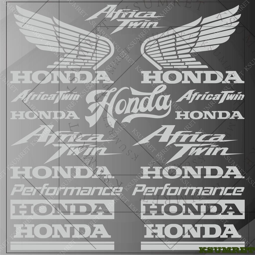 AAADL1 Honda African Twin accessories stickers Motorcycle Sticker Helmet Wing Logo exhaust Performance Waterproof