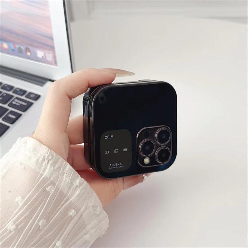 Маленький складной мобильный телефон с автоматической записью вызовов, быстрым набором, двумя SIM-картами, задней камерой высокого разрешения, раскладными телефонами, сотовыми телефонами