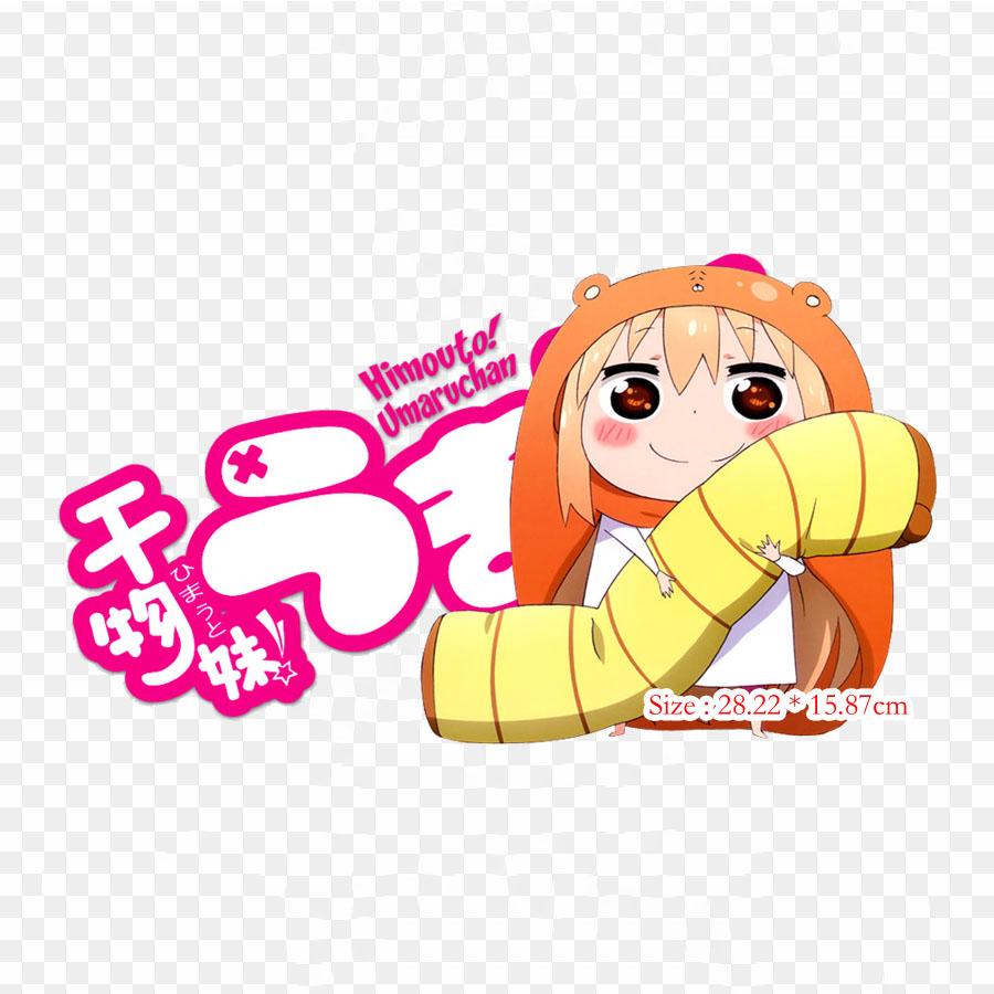 Chibi Umaru Chan Transparent Himouto Umaru-chan Anime Iron On Transfers Patch On Clothing DIY Washable T-Shirt Thermal Sticker On Clothes Patch