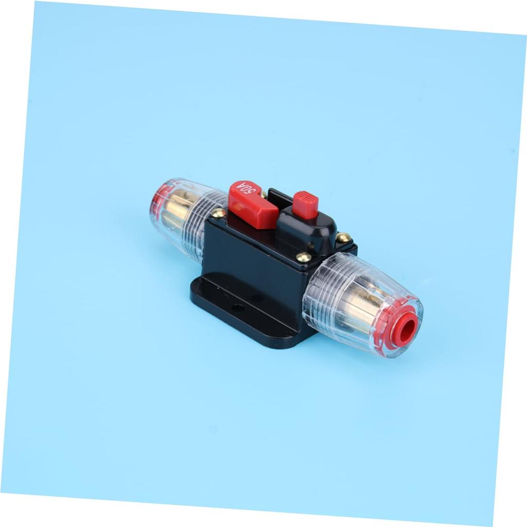 COSMEVIVI Circuit Breaker Reset Fuse Holder Reset Fuse Circuit Breaker Reset Fuse 60a Circuit Breaker Fuse