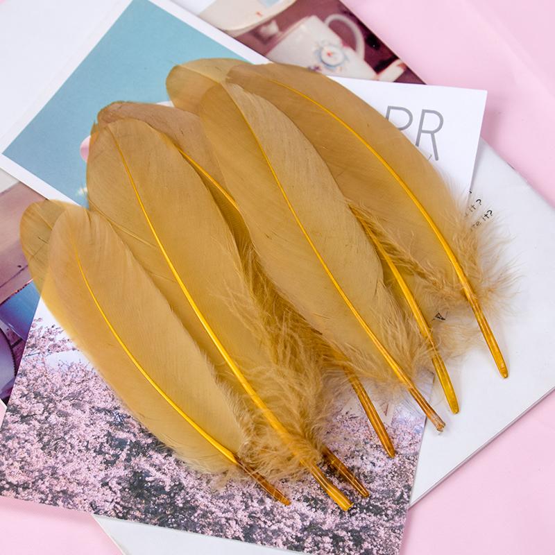 15-20cm Natural Goose Feather Multicolor Plumas for Handicraft Dream Catcher Swan Feather for Home Party  Jewelry Decoration