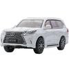 1/64 Lexus LX570 Миниатюрная модель JKM Премиум внедорожник игрушечный автомобиль свободные колеса литой цинковый сплав металл коллекция подарок