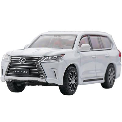 1/64 Lexus LX570 Миниатюрная модель JKM Премиум внедорожник игрушечный автомобиль свободные колеса литой цинковый сплав металл коллекция подарок
