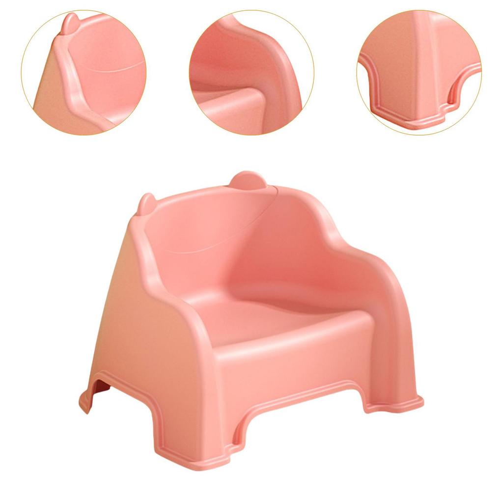 Small Stool with Backrest Shoe Changing Stool Children's Stool for Bathroom Bedside Table