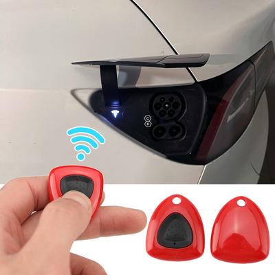 Для Tesla Model 3 Y Пульт дистанционного управления дверью автомобиля Зарядка нового зарядного устройства энергии Кнопка для открытия крышки двери Чип Аксессуары