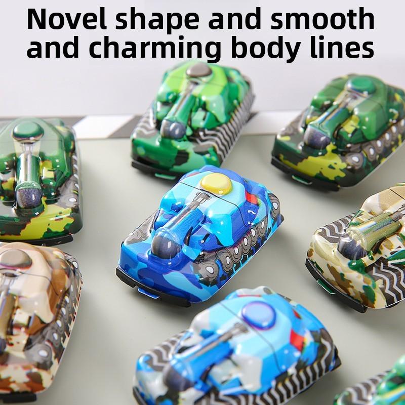 Simulation Inertia Mini Colorful Tank Children Toys For Kid Entertainment