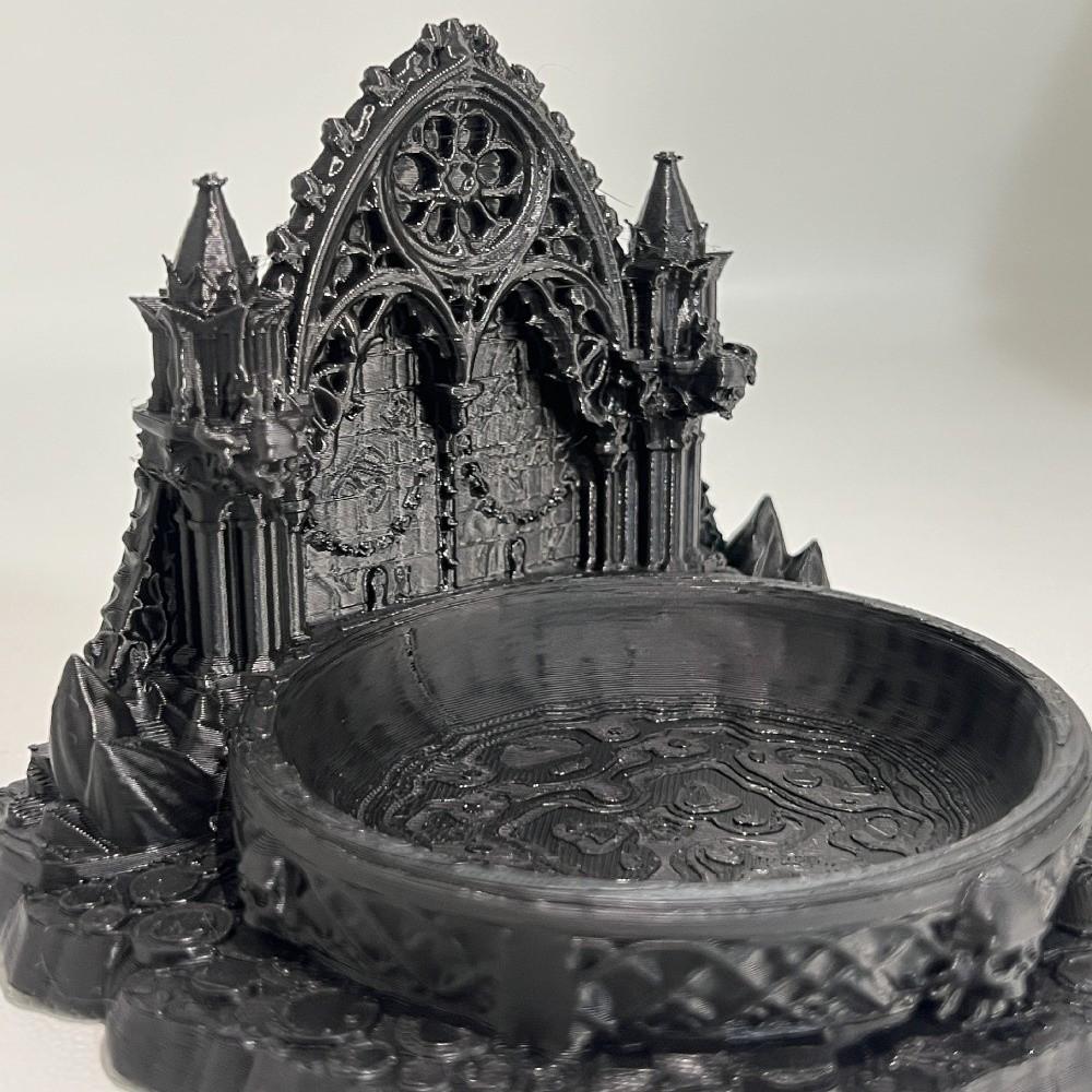 3D Printed Jewelry Storage Tray Retro Gothic Style Decorative Tray  Home Storage