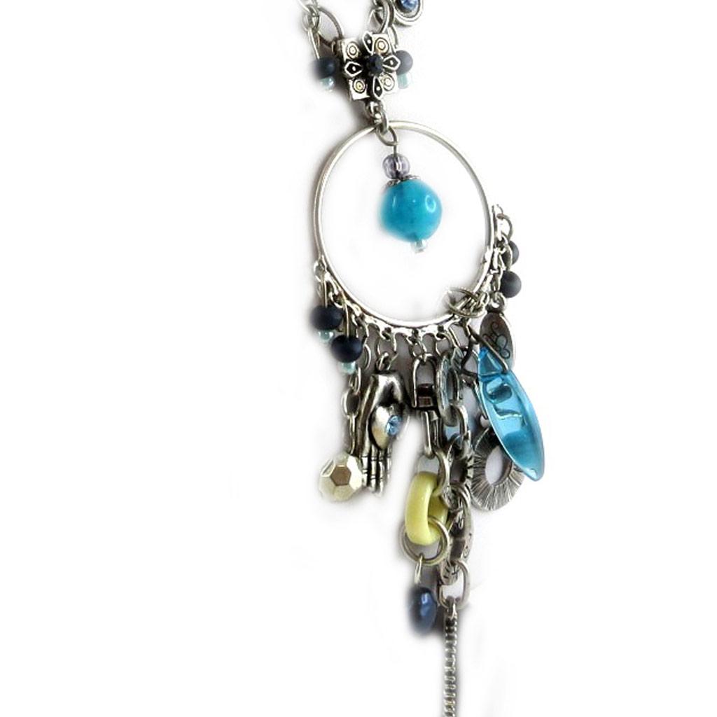 Les Trésors De Lily [E2086] - Дизайнерское колье «Воспоминания о прошлом», бирюзовый