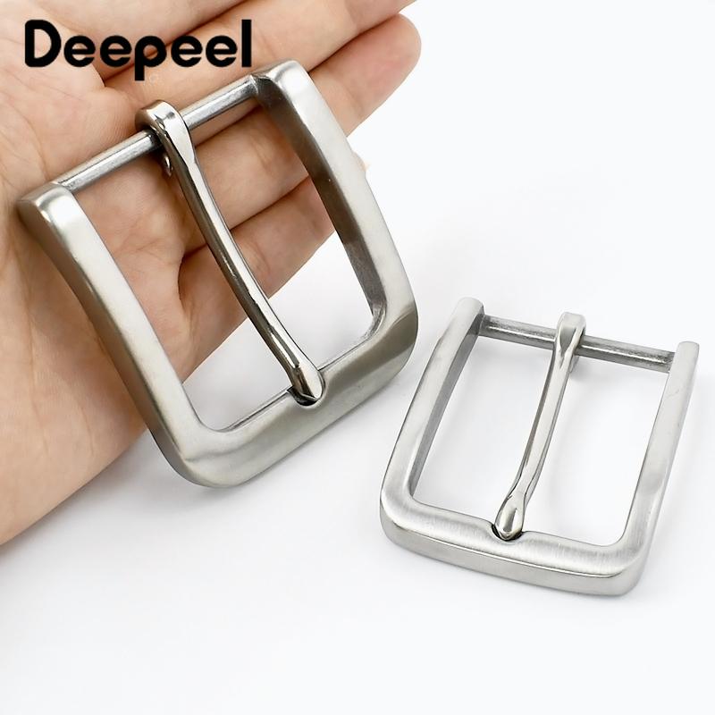 Deepeel 35/40 мм Пряжка для ремня из нержавеющей стали Головка для джинсового пояса Одежда Регулирующая пряжка-булавка Аксессуары для DIY Кожаное ремесло