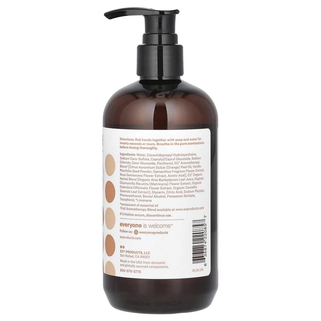 Жидкое мыло для рук, Абрикос + Ваниль, 377 мл(12.75 жидких унций)