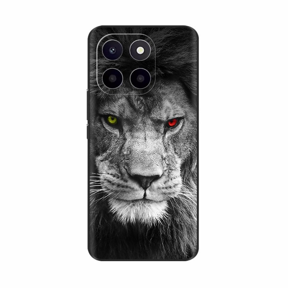 Чехол для Honor X6c Милый ТПУ Силиконовый Чехол для Телефона Для Honor X6c Задняя Крышка HonorX6c X 6C С Принтом Цветов Мягкий Силикон Coque Fundas