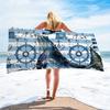 1pc Whale Navy Pattern Beach Towel, Super Absorbent Quick Dry Swim Towel, Lightweight and Soft Beach Fashion Blanket for Beach Swimming