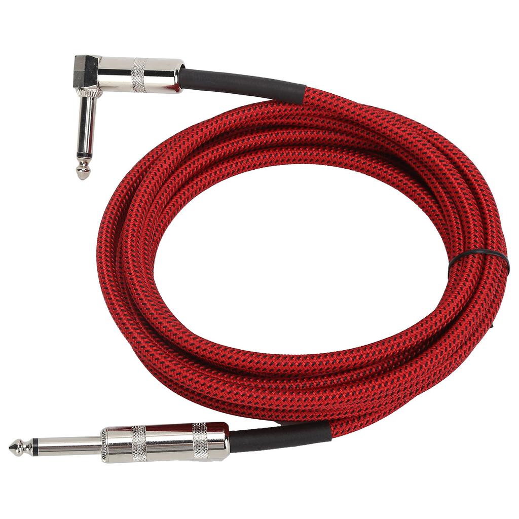 JORINDO Electric Guitar Amp Cable 6.35mm Musical Instrument   Cord Connection 1/4in Red