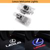 2pcs HD Car Door Welcome Light Logo Emblem Projector Lamps For Lexus GS IS LS500h ES260 ES300h RX350h NX260 UX260 LM LC RZ450e