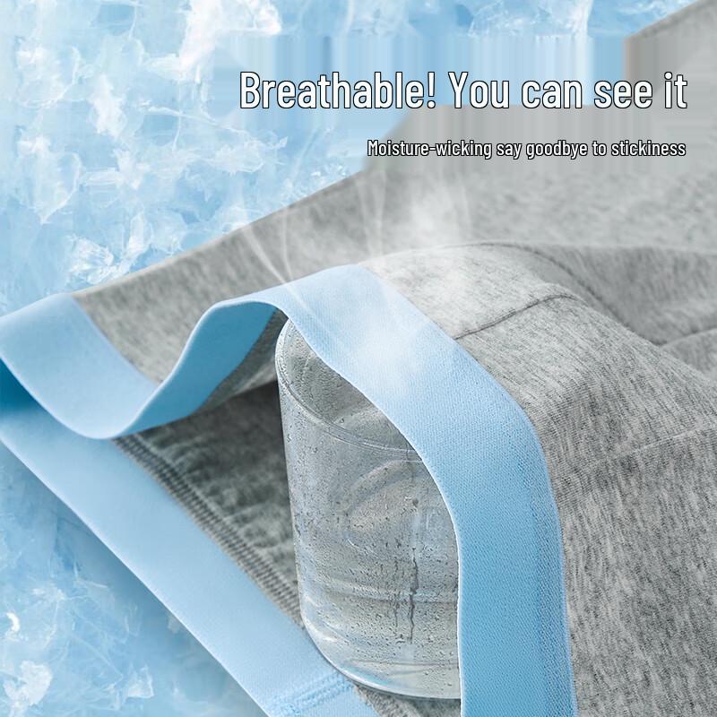 Nanjiren Men's Antibacterial Cotton Boxer Briefs