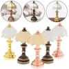 Dollhouse Furniture Toy Lamp Model Miniature Floor Lamp Doll Retro Lamp Crystal Wall Light